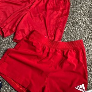 adidas shorts, two different style